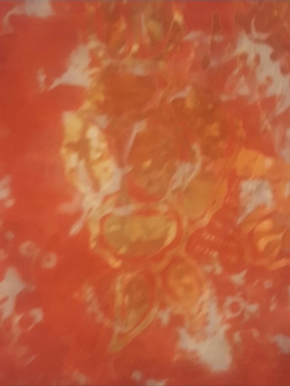 Long Silk Blend Batik Skirt - Small - Picture 4 of 4